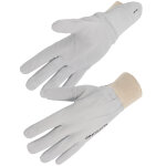 Singer - gant fleur chvre. poignet lastique. protge - artre cuir - chv1148