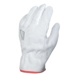 Singer - paire de gants paume fleur de bovin - dos crote - coloris naturel - taille 10 - 50fc