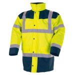 Singer - parka + veste amovible + manches longues amovibles (4x1) jaune / bleu - piana - taille xxl