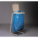 Mottez - support sac poubelle sur pied + couvercle - b078v