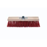 Topcar - balai cantonnier synthtique rouge 40cm douille mtal diamtre 28 - 020628