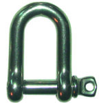 Topcar - manille droite d. 6mm inox aisi 316 cmu 100kg - 5262a