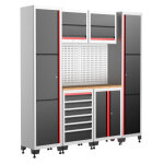 Topcar - meuble de rangement atelier 6 modules 9 pices - racing - mra - 6m9p