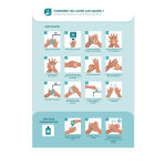 Topcar - panneau comment se laver les mains - rigide a4 - 4600123