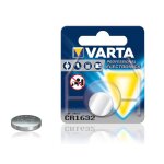 Varta - 1 pile bouton lithium dioxyde de manganse (li / mno2) 135 mah - cr1632