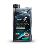 Wolf - huile moteur 0w20 - officialtech 0w20 c5 p - bidon de 1 litre - 1052064