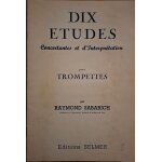 10 etudes concertantes et d interpretation pour trompette de raymond sabarich, editions selmer