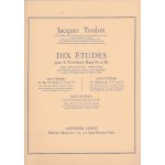 10 etudes pour le trombone basse en fa et en re