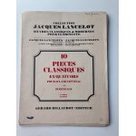 10 pi�ces classiques en quatuors pour 4 clarinettes sib par eug�ne gay - 1er cahier - ed. billaudot