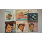 12 vinyles 45 tours de claude fran�ois. de 1963 a 1969