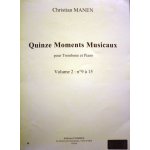 15 moments musicaux pour trombone et piano - volume 2
