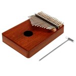 17 touches kalimba pouce piano instrument de musique avec marteau de r�glage sac en tissu kalimba accessoires ...