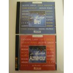 2 cd hommage a jacques brel et a charles aznavour