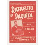 2 paso - dobles: rafaelito (rossetti) & paquita ( tessor) partition accord�on, piano, violon, guitare, ...