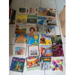 24 vinyles 45t. pour jeunesse. colargol, cendrillon, titi, star wars, le manège enchanté etc. . . 24 vinyles 45t. pour jeunesse. colargol, cendrillon, titi, star wars, le manège enchanté etc. . .