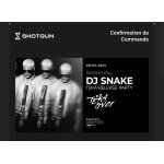 3 places pour le concert de dj snake paris phantom teka release party le 8 mai 2024