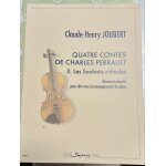4 contes de charles perrault : ii. les souhaits ridicules pour alto et piano claude henry joubert