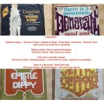 4 disques 45 t de donovan (epistle to dippy / mellow yellow / there is a mountain / poor cow) nom inscrit ...