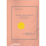 4 mouvements (pour septuor a vent - flte & hautbois & clarinette & basson & cor & trompette & trombone ...