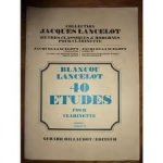 40 etudes pour clarinette - cahier i - collection jacques lancelot 40 etudes pour clarinette - cahier i - collection jacques lancelot