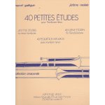 40 petites etudes - etudes de trombone tenor