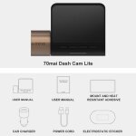 [70mai cam lite - sans carte] nouveau 70mai dash cam lite 1080p coordonnes de vitesse modules gps 70mai ...