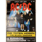 Ac / dc - tour 2001 - 60x84cm - affiche / poster envoi en tube
