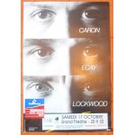 Affiche concert 60x40 dider lockwood alain caron jean marie ecay bon etat & tr�s rare