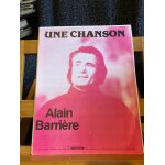 Alain barriere une chanson partition chant piano accords editions bretagne