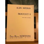 Alain miteran bilboquet ii pour deux guitares partition editions hortensia