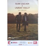 Alain souchon - laurent voulzy - en concert - affiche / poster livr� roul�