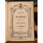 Album piano moy. force gounod schubert prime suppl�ment petit journal choudens