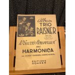 Album trio raisner 10 succ�s nouveaux pour harmonica partition ed. hohner