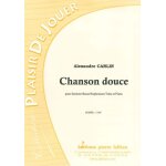Alexandre carlin : chanson douce pour saxhorn basse, euphonium, tuba et piano - collection plaisir de ...