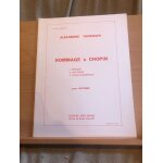 Alexandre tansman hommage a chopin partition guitare editions max eschig