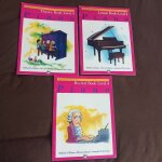 Alfred's basic piano library 3 volumes level 4 : lesson book, recital book, theory book. willard a. palmer, ...
