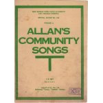 Allan's community songs / piano / accordeon / ukelele symbols / volume 2