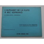 L'alphabet de la flute a bec soprano linde hoffer ed choudens