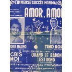 Amor amor - quand le baron est rond (andrex - vincy - marbot)( fox trot) - ecris moi poterat - raimondo)(tango ...