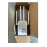 Amplificateur wifi sans fil 4 antennes repeater wifi home signal amplifier extender with dual band 1200mbps ...