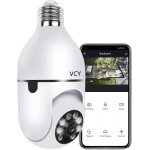 Ampoule 2mp smart life 5 ghz ampoule camra, 1080p wifi ptc ir e27 vision nocturne couleur camra de ...