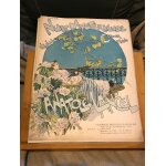 Anatole lancel nuit myst�rieuse partition piano semaine artistique 1889 steinlen