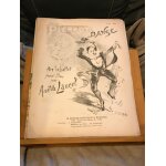 Anatole lancel pierrot danse partition piano semaine artistique 1889 willette