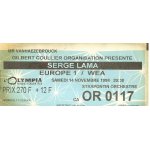 Ancien ticket de concert serge lama a l'olympia 14 / 11 / 1998