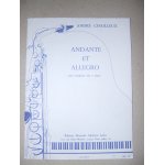 Andante et allegro saxophone alto en mib et piano Andante et allegro saxophone alto en mib et piano