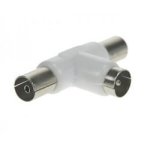 T d'antenne 2 femelle 9, 5mm / 1 mles 9mm
