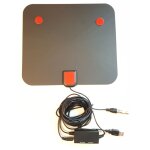 Antenne tv intrieure, 320km gamme antenne hdtv numrique longue porte