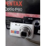 Appareil photo compact pentax optio p80 blanc compact - 12. 1 mp - 720 p - 4x zoom optique - blanc Appareil photo compact pentax optio p80 blanc compact - 12. 1 mp - 720 p - 4x zoom optique - blanc