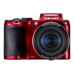 Appareil photo compact samsung wb100 rouge compact - 16. 2 mp - 720 p - 26x zoom optique - rouge