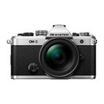 Appareil photo hybride om system om - 3 argent + objectif m. zuiko digital 12 - 45 mm